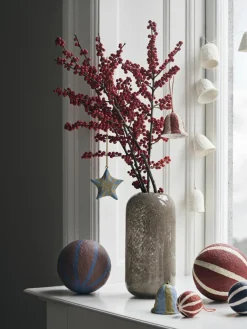 Broste Copenhagen Weihnachtskugel Sphere, Ø 12 cm, 3 Stück