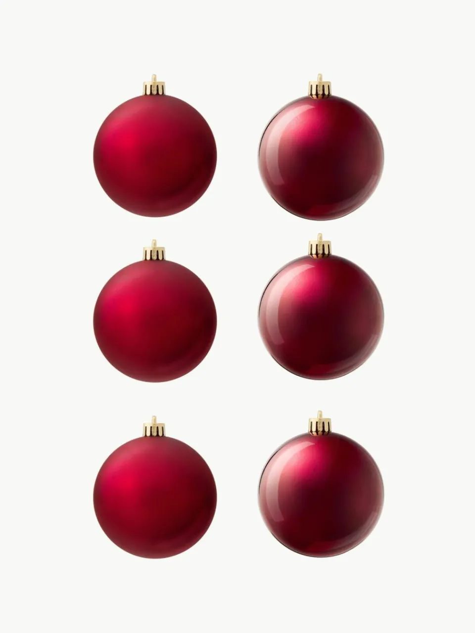 Westwing Weihnachtskugeln Decoris, 6er-Set