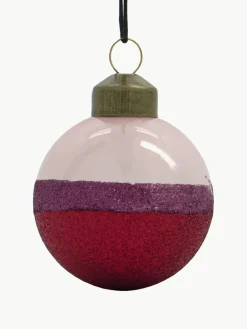 House Doctor Weihnachtskugeln Stripe, 4 Stück