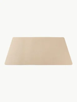 Bitz Wendbare Tischsets aus Kunstleder, 4 Stück