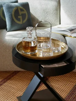 Armani Casa Whisky-Set Corelli aus Kristallglas, 3-tlg.