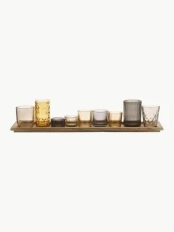 Bloomingville Windlichter Wessel aus Glas, 10er-Set