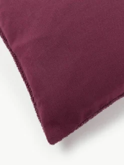 Westwing Collection Winterliche Kissenhülle Janara mit Aufschrift