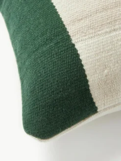 Westwing Collection Woll-Kissenhülle Aylin mit abstrakter Verzierung