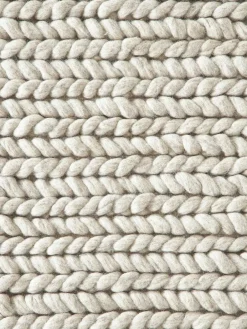 Westwing Collection Wollteppich Bruna mit geflochtener Struktur