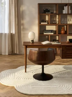 Westwing Collection Wollteppich Koli mit Hoch-Tief-Effekt