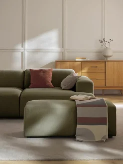 Westwing Collection XL-Hocker Melva, B 116 x T 42 cm