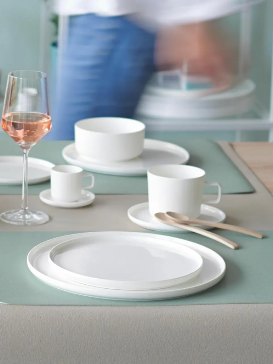 Asa Selection XS Fine Bone China Brotteller Oco, 6 Stück