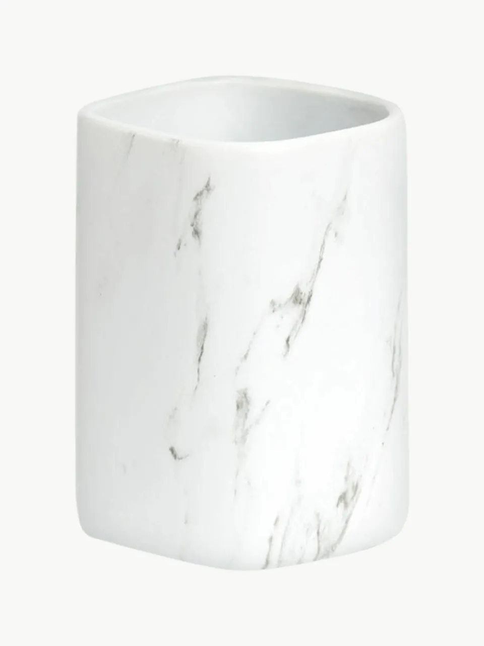 Westwing Zahnputzbecher Marble aus Keramik