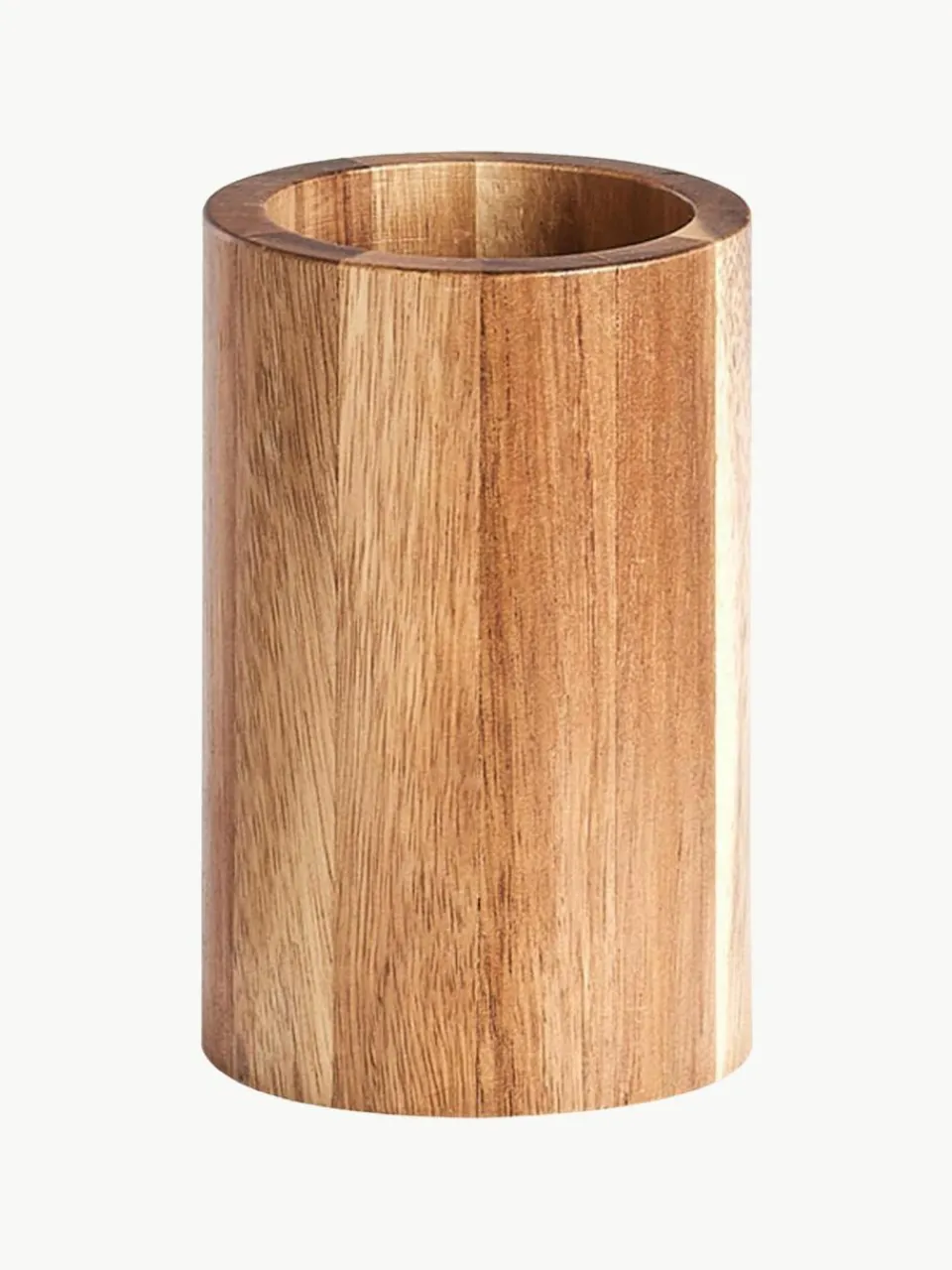 Westwing Zahnputzbecher Wood aus Akazienholz