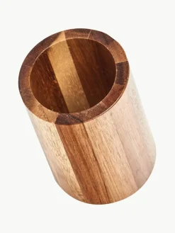 Westwing Zahnputzbecher Wood aus Akazienholz