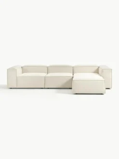 Westwing Collection Modulares Sofa Lennon (4-Sitzer) mit Hocker (links/rechts)